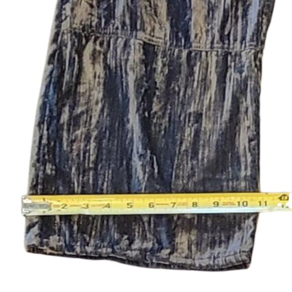 Pretty Garbage Griseta Velvet Burnout Cargo Wide Leg Baggy Pants in Olive Green - Picture 8 of 13